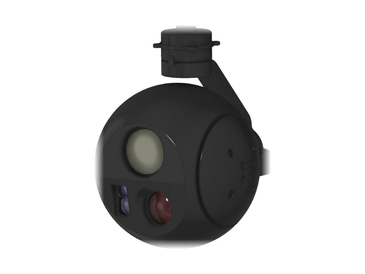 Three-Axis Three-Sensor EO/IR Pod (Long Range)
