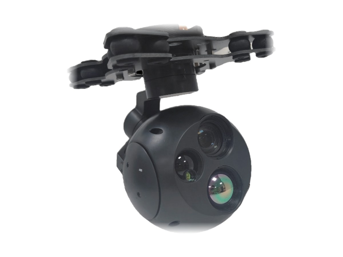 Three-Axis Three-Sensor EO/IR Pod